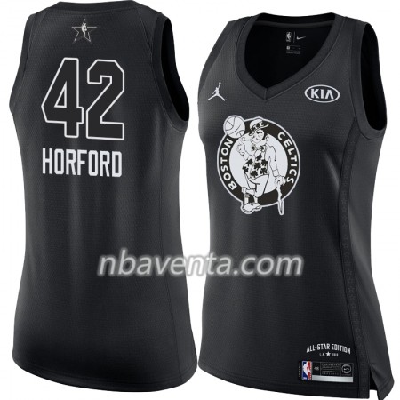 Camiseta Mujer Boston Celtics Al Horford 42 2018 All Star Jordan Brand Negro Swingman